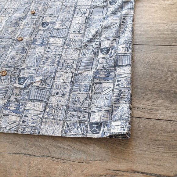 Maxx FM Mens L Short Sleeve Shirt Hawaiian Vacation Beach Pool Relax - Picture 3 of 10